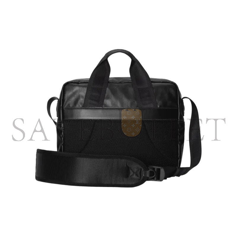 G*u*i canvas with leather shoulder bag 782764 (30*25*8.5cm)